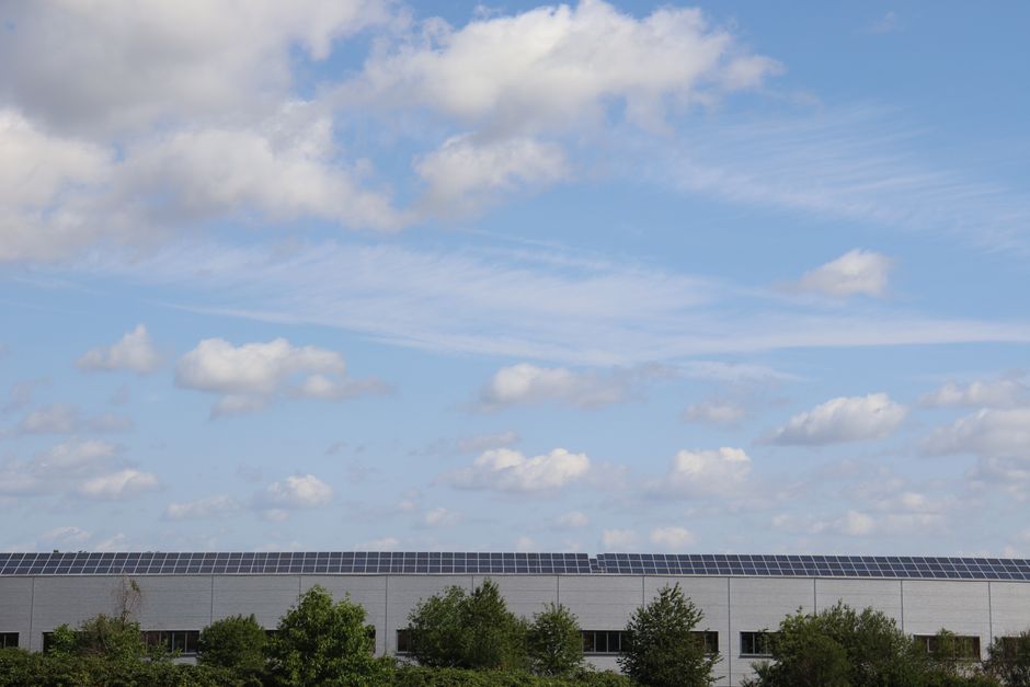 Large-scale solar PV installation
